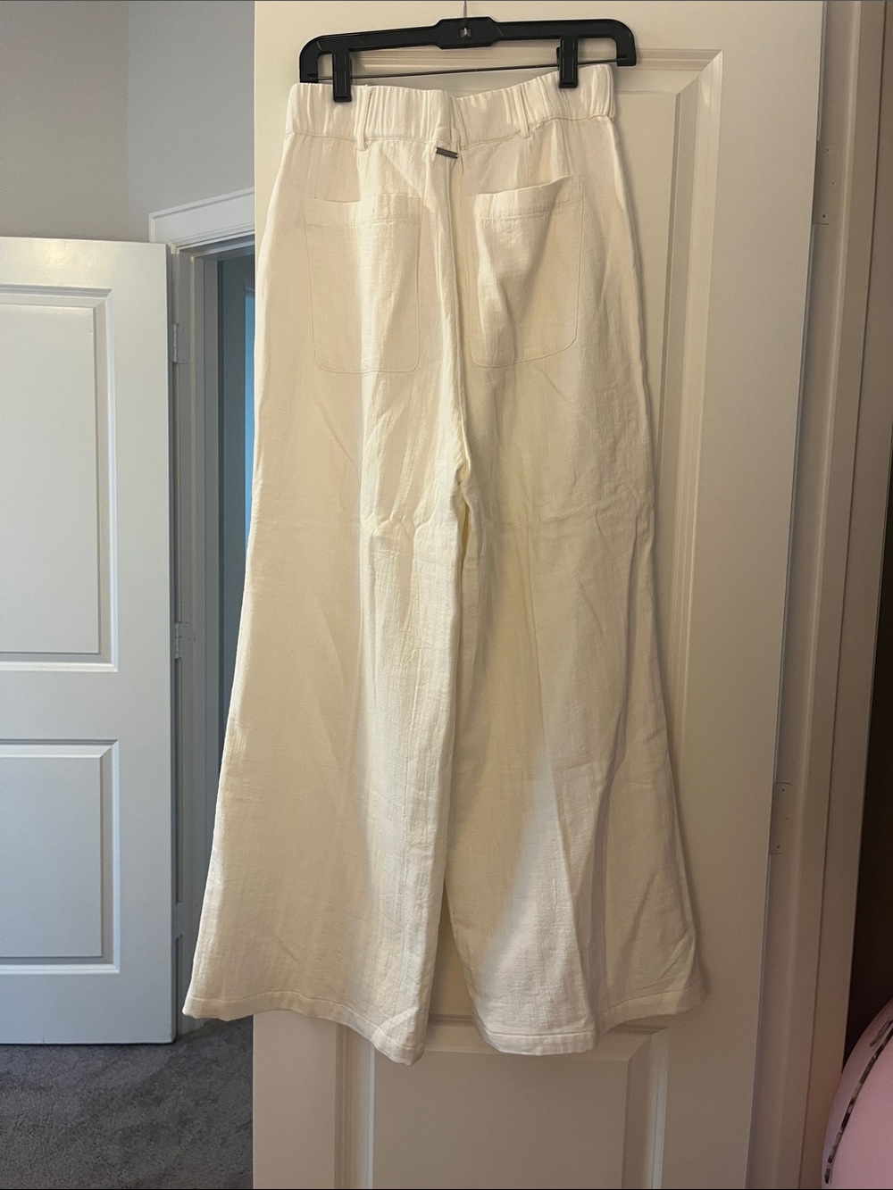 Billabong Whitish Cream High-Waist Wide Leg Pants - Picture 3 of 4